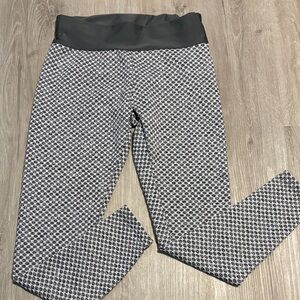 CBR Black and White Patterned Kids Leggings